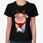 Новогодний свиноолень