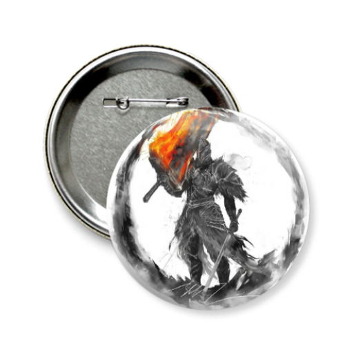 Значок 58мм Dark Souls II Fume Knight