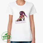 Женская футболка органик