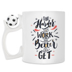 Кружка с футбольным мячиком