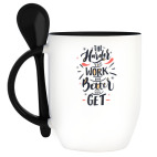 Кружка с ложкой