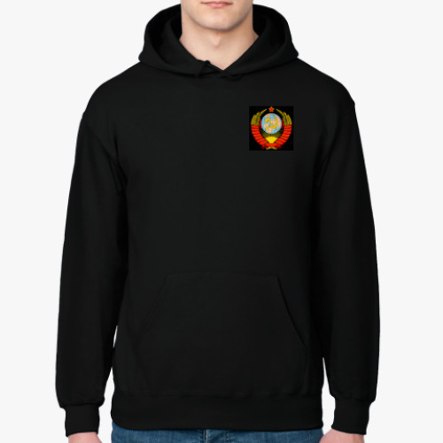 Толстовка худи с принтом герб Советского Союза