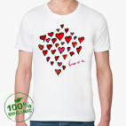 Мужская футболка органик