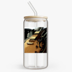 Банка с бамбуковой крышкой