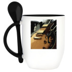 Кружка с ложкой