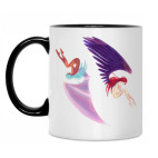 Кружка двухцветная