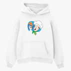 Толстовка худи оверсайз