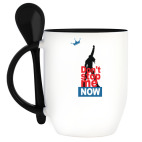 Кружка с ложкой