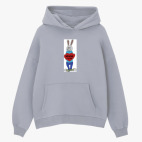 Толстовка худи оверсайз