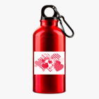 Металлическая бутылка 400 мл UV-DTF