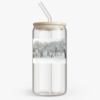 Банка с бамбуковой крышкой