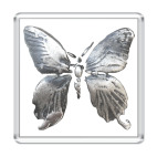 Магнит 6.5 x 6.5 см Металлическая Бабочка