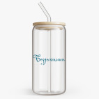 Банка с бамбуковой крышкой