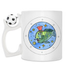 Кружка с футбольным мячиком