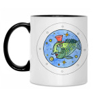 Кружка двухцветная