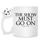 Кружка с футбольным мячиком