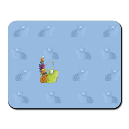 Коврик для мыши с принтом  улитка Маша