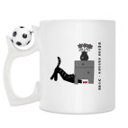 Кружка с футбольным мячиком