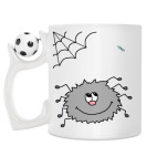 Кружка с футбольным мячиком