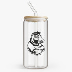 Банка с бамбуковой крышкой