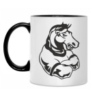 Кружка двухцветная