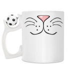 Кружка с футбольным мячиком