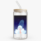 Банка с бамбуковой крышкой