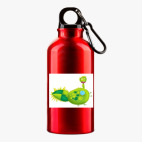 Металлическая бутылка 400 мл UV-DTF