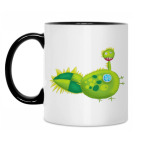 Кружка двухцветная