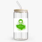 Банка с бамбуковой крышкой