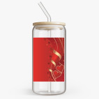 Банка с бамбуковой крышкой