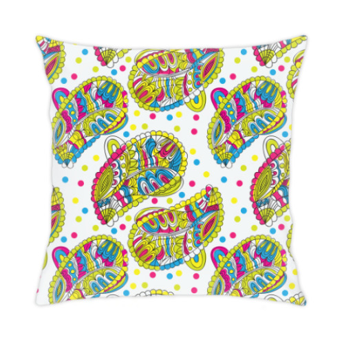 Подушка с принтом Абстракция