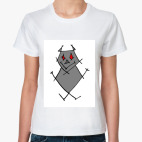 Женская футболка, белая