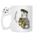 Кружка с футбольным мячиком