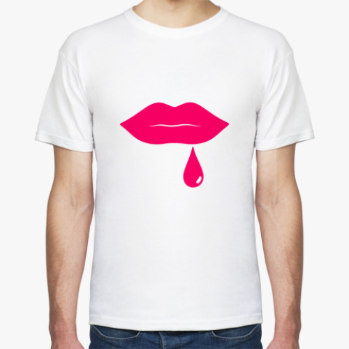 Футболка с принтом Lips