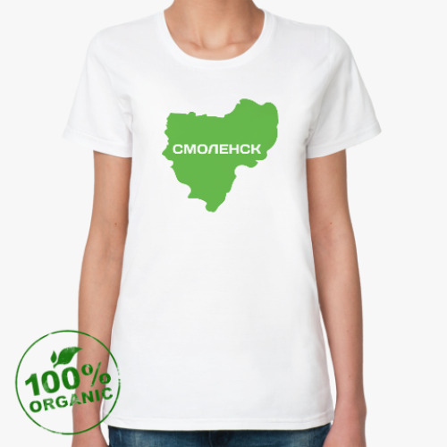 Женская футболка из органик-хлопка Смоленск и Смоленская область