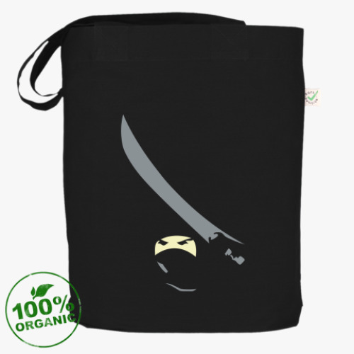 Сумка шоппер с принтом Ниндзя