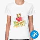 Женская спортивная футболка