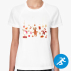 Женская спортивная футболка