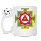Кружка с футбольным мячиком