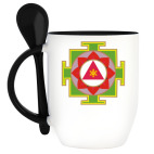 Кружка с ложкой