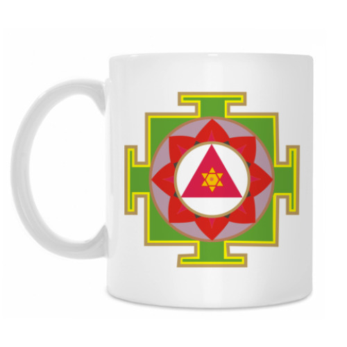 Кружка с принтом Янтра
