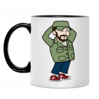 Кружка двухцветная