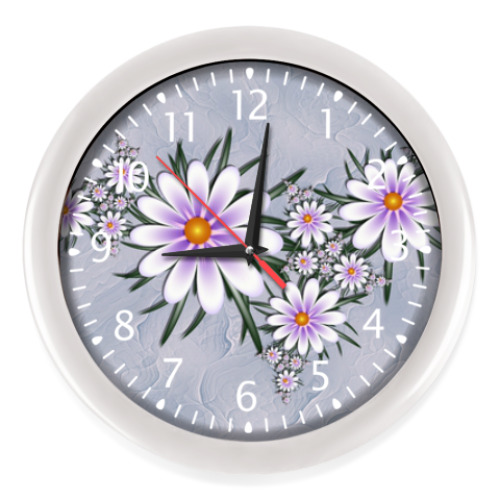 Настенные часы Нежные цветы