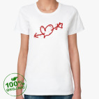 Женская футболка органик
