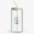 Банка с бамбуковой крышкой