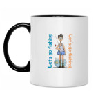 Кружка двухцветная