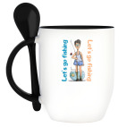 Кружка с ложкой