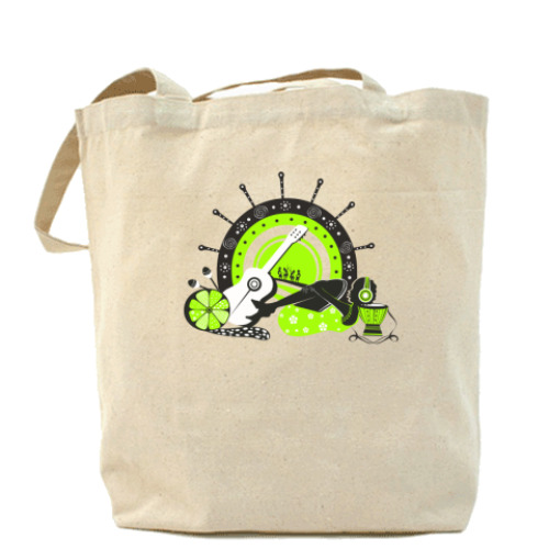 Сумка шоппер с принтом Африканский мус