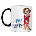 Кружка двухцветная